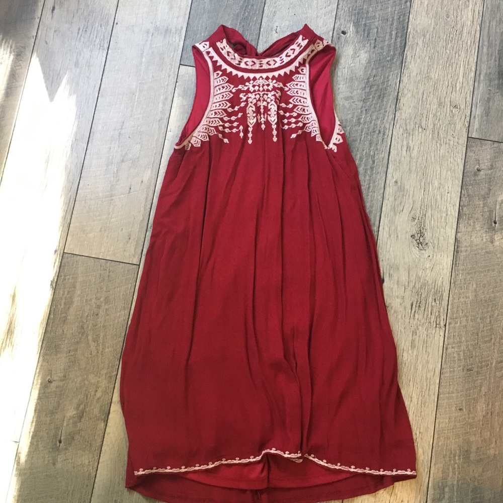 Dark red dress from Francessca’s